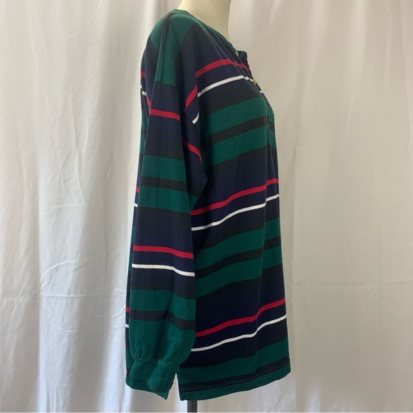 Vtg Knights of Round Table Long Sleeve Henley Shirt - Picture 5 of 8